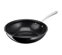 Lagostina Desideria - Wok antiadherente de 28 cm con revestimiento de titanio antiarañazos, cocción rápida y uniforme, tecnología Thermo-Signal, apto para todos los tipos de cocina