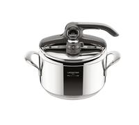 Lagostina Diva - Olla a presión de 9 l, de acero inoxidable, cesta incluida, con fondo Lagofusion® y válvula de 2 presiones, compatible con inducción
