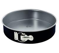 Lagostina Gustosa - Molde desmontable con bisagra de acero antiadherente para horno, color negro, diámetro 20 cm