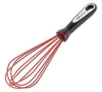 Lagostina Ingenio Smart Batidor con revestimiento antiarañazos, plástico y silicona, negro y rojo