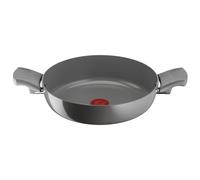 Lagostina Recurso cacerola semifonda 26 cm, revestimiento de cerámica antiadherente, deslizamiento óptimo, reciclado, reciclable, cocción saludable, Thermo-Signal, inducción