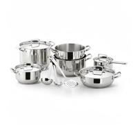 Lagostina Sfiziosa - Batería de cocina, acero inoxidable, 13 piezas