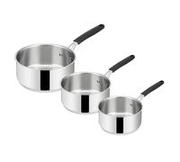 Lagostina Tempra - Juego de 3 sartenes (acero inoxidable, 16/18/20 cm)