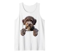 Lagotto Romagnolo, Divertido Perro trufado Italiano Que se asoma Camiseta sin Mangas
