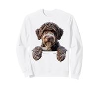 Lagotto Romagnolo, Divertido Perro trufado Italiano Que se asoma Sudadera