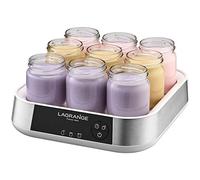 LAGRANGE 459601 - Yogurtera (1,665 L, Acero inoxidable, 0,185 L, Requesón, Yogur, LED, 18 W)