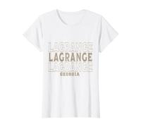 LaGrange Georgia Vintage Camiseta gráfica económica, Mujer, Blanco, M