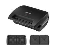 LAGRANGE - Gofrera Mini Maxi con juego de placas de gofres y croque-monsieur 900W