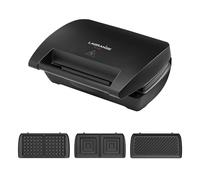 LAGRANGE - Gofrera Mini Maxi con juego de placas de gofres y croque-monsieur y panini 900W