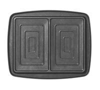 LAGRANGE Juego de placas Croque-Monsieur, compatible con todos los gofres "Super2", placas de aluminio fundido, revestimiento antiadherente de doble capa, 030423, negro