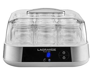 LAGRANGE, yogurtera línea, fabricación francesa, 9 tarros de cristal, 1,5L, programable, apagado automático, señal sonora, 18 W, 459002