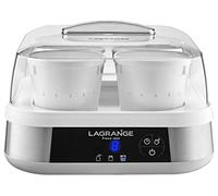 LAGRANGE, Yogurtere-romagere línea, 1,5 L, fabricación francesa, 9 tarros de cristal, 4 tarros de fajilla, programable, apagado automático, señal sonora, 18 W, 459602