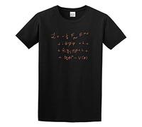 Lagrangian of The Standard Model Print Unisex T-Shirts Men tee Cotton Tops Black Shirt XL