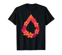 Lágrima Floral Hawaiana Aloha Summer Vibes Camiseta