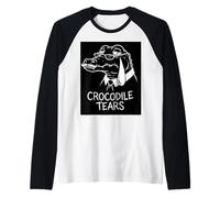 Lágrimas de cocodrilo Idioma Niños y Maestros Modismos Camiseta Manga Raglan
