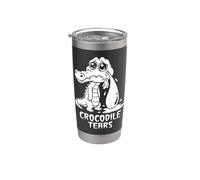 Lágrimas de cocodrilo Idioma Niños y maestros Modismos Vaso térmico de acero inoxidable de doble pared