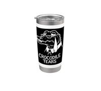 Lágrimas de cocodrilo Idioma Niños y maestros Modismos Vaso térmico de acero inoxidable de doble pared