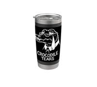Lágrimas de cocodrilo Idioma Niños y maestros Modismos Vaso térmico de acero inoxidable de doble pared