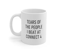 Lágrimas De La Gente A La Que Golpeé, Divertidas Taza Cerámica Taza De Café Porcelana Tazas 330Ml Para Bebidas Capuchino Oficina