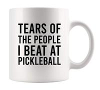 Lágrimas De La Gente A La Que Vencí En Pickle Balls Taza De Café Cerámica Tazas Porcelana Taza 330Ml Para Café Bebidas Té