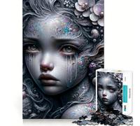 Lágrimas de la Sirena, Rompecabezas de 1000 Piezas para Adolescentes, Juguete de lógica Fuerte, Mente Relajada, Bordes claros, Sorpresa de cumpleaños 38x52cm