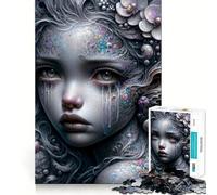 Lágrimas de la Sirena Rompecabezas para Adolescentes 1000 Piezas Pure Logic Toy Quiet Calm Clean Cut Decoración de Pared 38x26cm