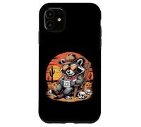 Lágrimas de mis Enemigos Funny Raccoon Western Sunset Art Carcasa para iPhone 11