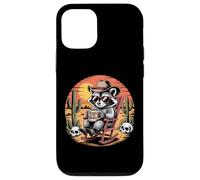 Lágrimas de mis Enemigos Mapache Cowboy Humor Occidental Carcasa para iPhone 12/12 Pro