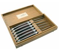 LAGUIOLE 40268532 - Cuchillo de carne (acero inoxidable, 5,5 x 5 x 2,5 cm), color marrón