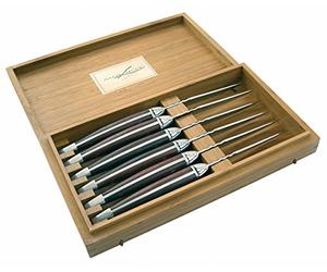 LAGUIOLE 40268532 - Cuchillo de carne (acero inoxidable, 5,5 x 5 x 2,5 cm), color marrón