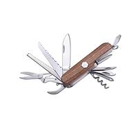 LAGUIOLE - Cuchillo multifunción con Mango de sándalo Rojo - Acero Inoxidable, sándalo Rojo -
