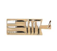 Laguiole Style de Vie Juego de cuchillos de queso Premium Line, 8 piezas, con borde