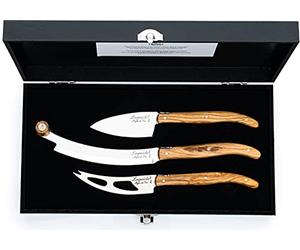 Laguiole Style De Vie Laguiole Estilo De Vie cuchillo de queso línea de conductos de lujo, de 3 pedazos,