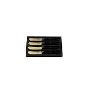 Laguiole Style de Vie Prestige Line - Cuchillo de mantequilla (4 piezas), color dorado