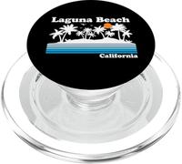Laguna Beach California Vintage 80s Tropical Vacaciones Atardecer PopSockets PopGrip para MagSafe