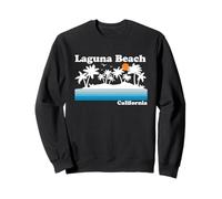 Laguna Beach California Vintage 80s Tropical Vacaciones Atardecer Sudadera