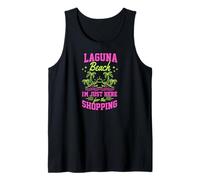 Laguna Beach Estoy aquí para IR de Compras en California Camiseta sin Mangas