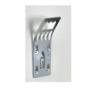 LagunaProject - Perchas de espuma (50 unidades, 5 mm, acabado chapado en zinc)