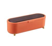 LAGUOE Caja de condimentos con tapa y estante para cucharas, contenedor de almacenamiento de condimentos para el hogar para dispensador de condimentos