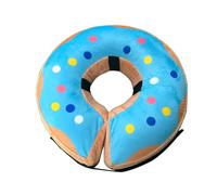 LAGUOE Collar de recuperación de heridas en el cuello, antimordeduras, isabelino, para perros, PVC, suministros para cachorros, isabelino para perros, protección inflable de PVC, protección para el