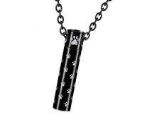 LAGUOE Joyería para pérdida de mascotas, collares de duelo para cenizas, collares, colgantes, joyería para uso diario, colgantes de cremación de acero inoxidable