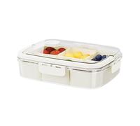 LAGUOE Juego de organizadores para nevera, fiambrera transparente, prácticos contenedores para refrigerador con tapa, práctica solución de almacenamiento de alimentos, juego organizador de nevera