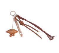 LAGUOE Llavero trenzado único para bolso de moda, adorno de bolso, bolso creativo, colgante para mujeres y hombres, mochila multiusos, Q1872 3