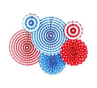 LAGUOE Paquete de decoración de abanico con patrón de encaje sostenible para una instalación rápida en ceremonias y reuniones familiares, decoraciones de celebración seguras para niños, g, Talla única