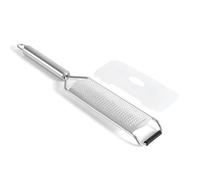 LAGUOE Rallador de queso de acero inoxidable, triturador de limón, jengibre de cocina, trituradoras de ajo, herramienta cepilladora de chocolate, fácil de limpiar, mango de tubo de acero inoxidable