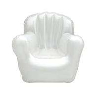 LAGUOE Sofá inflable de PVC transparente, resistente, diseño ergonómico, sofá de aire para relajación, jardín, piscina, uso lateral, sofá de PVC transparente