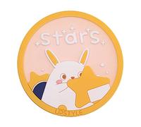 LAGUOE Tapete de PVC antideslizante para proteger muebles y mesas para uso doméstico y cocina, manteles individuales para interiores, lavable, redondo