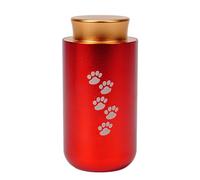 LAGUOE Urna conmemorativa para cenizas para amor duradero y decoraciones, elegante palabras agradecidas, talladas con palabras dulces, contenedor de cenizas de mascotas, acero inoxidable