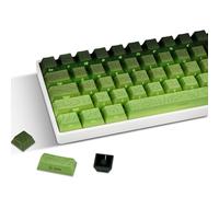 LAGWKX Juego de teclas PBT de doble disparo de 133 teclas con leyendas iluminadas laterales, perfil de cereza para 60%, 65%, 75%, 80%, 100% teclados mecánicos, diseño artístico de línea personalizada