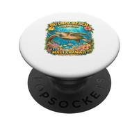 Lahaina Baby Beach Maui Hawaii Snorkeling Isla Tortuga PopSockets PopGrip Adhesivo